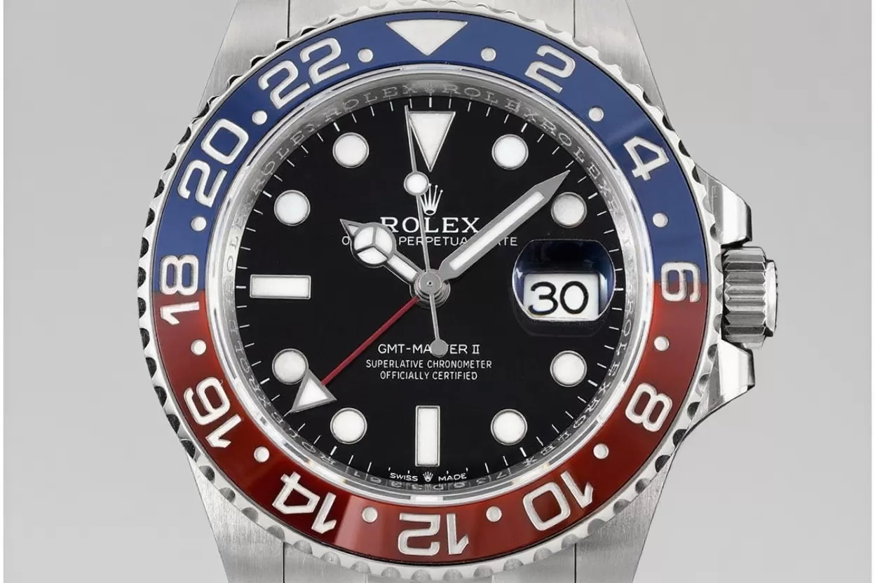 Alternative view of GMT Master II 126710 Pepsi Oys SS/SS Red/Blue C+F V2 VR3285