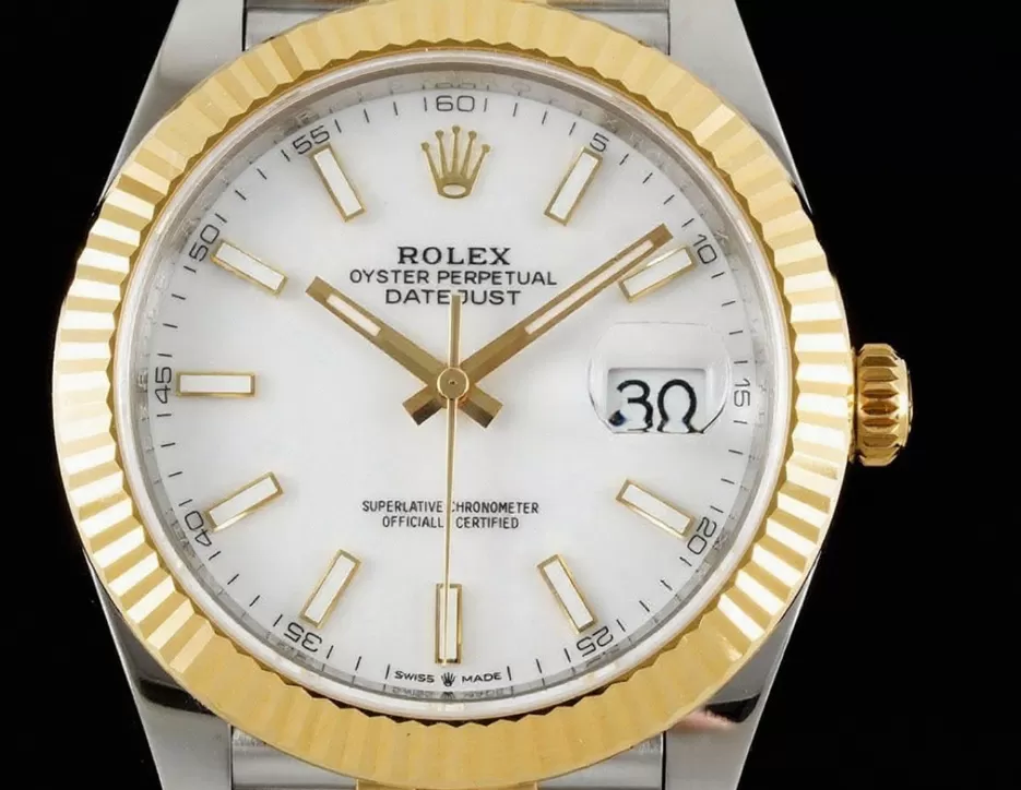 Alternative view of Datejust 126333 41mm Jub SS/YG White/Stk VSF DD3235