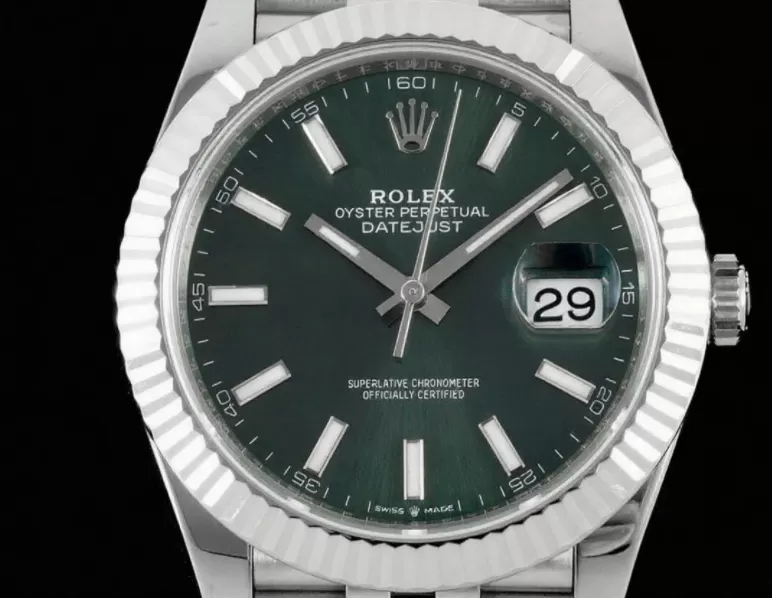 Alternative view of Datejust 126334 41mm Jub SS/SS Green/Stk VSF DD3235
