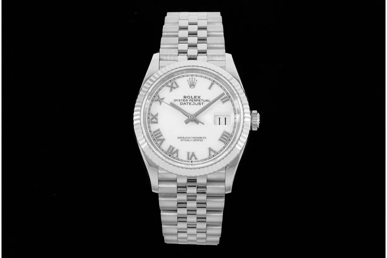 Alternative view of Datejust 126234 36mm Jub SS/SS White/Rmn VSF DD3235