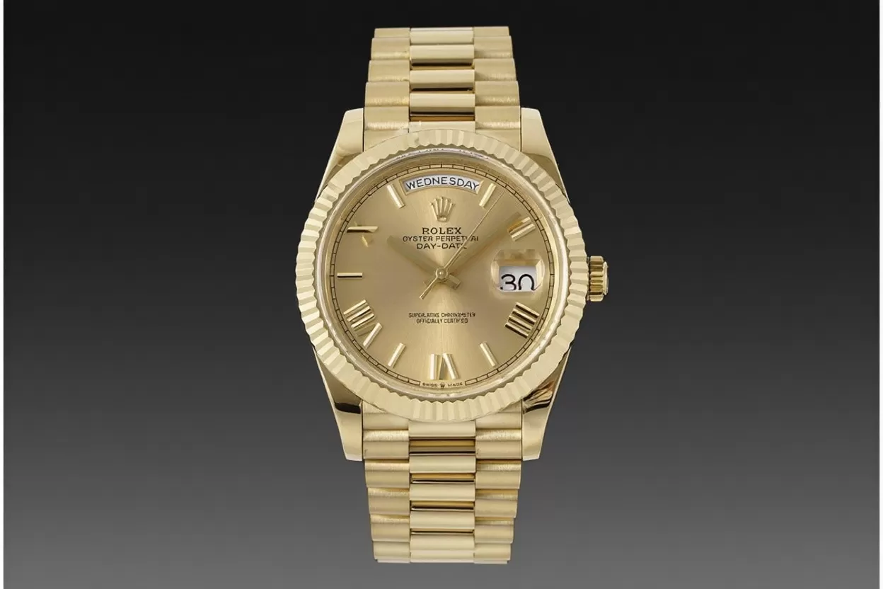 Alternative view of Rolex - DayDate 228238 40mm Pres YG/YG Gold Dial GMF A2836 (Gain Weight)