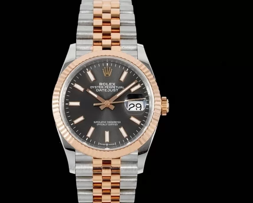Alternative view of Datejust 126231 36mm Jub RG/SS Grey/Stk VSF DD3235