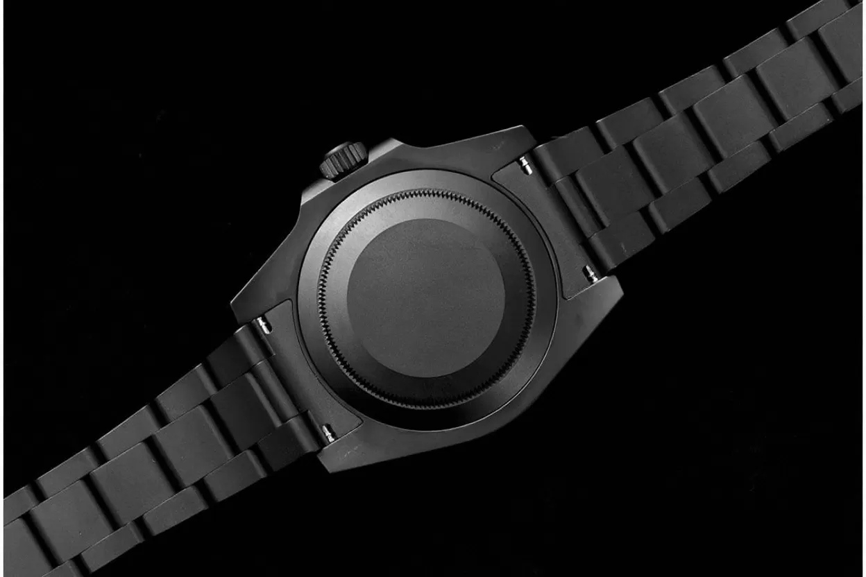 Submariner DIW 40mm 904L DLC/DLC Yel/Blk Dial VSF VS3135 - Image 7