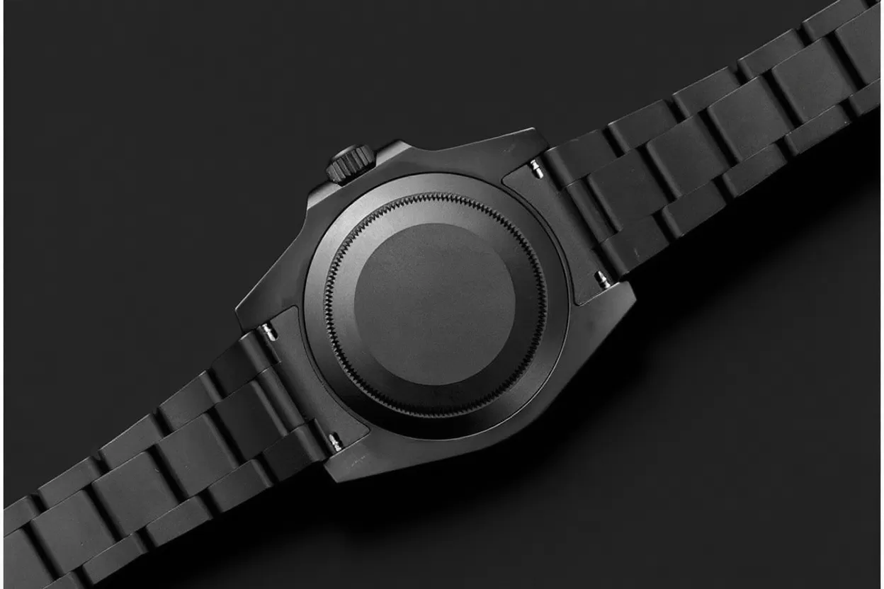 Submariner DIW 40mm 904L DLC/DLC Grn/Blk Dial VSF VS3135 - Image 8