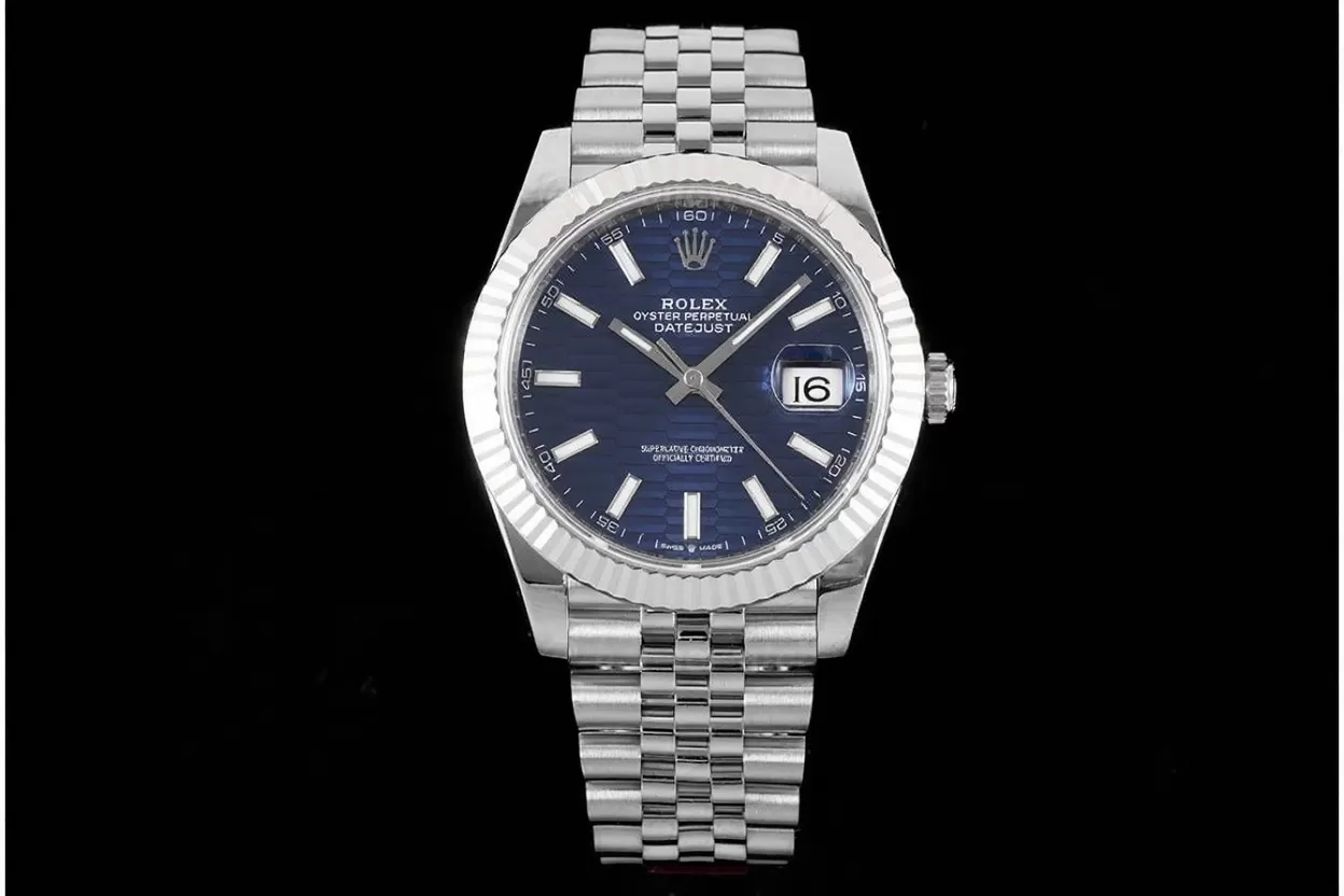 Datejust 126334 41mm Jub SS/SS Blue Textured Dial VSF DD3235 - Image 3