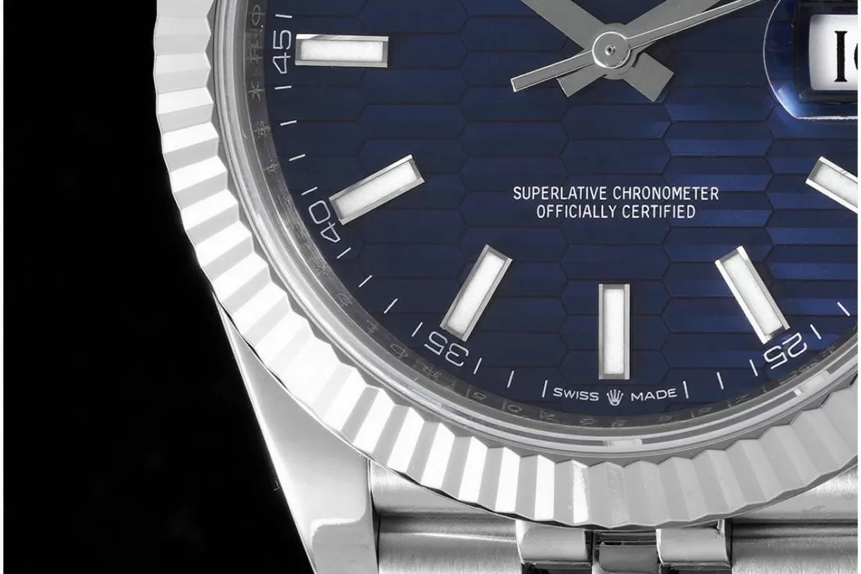 Datejust 126334 41mm Jub SS/SS Blue Textured Dial VSF DD3235 - Image 8