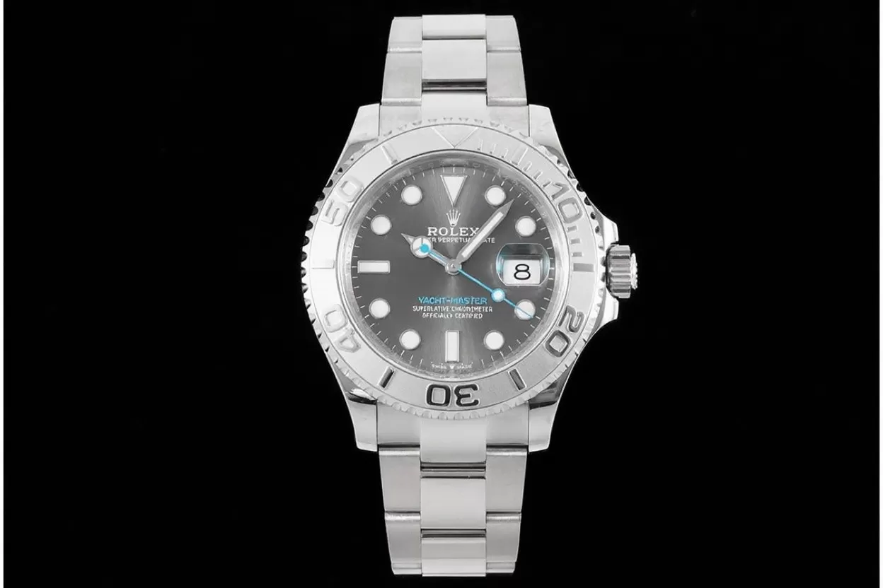 Alternative view of Yacht-Master 126622 40mm SS/SS Grey/Dot VSF DD3235