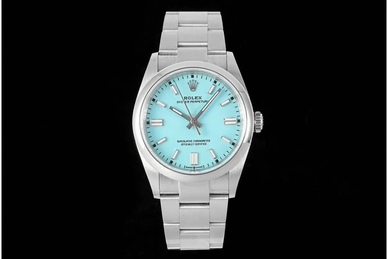 Alternative view of Oyster Perpetual 126000 36mm SS/SS Tiffany Blue VSF VS3230 Super Clone