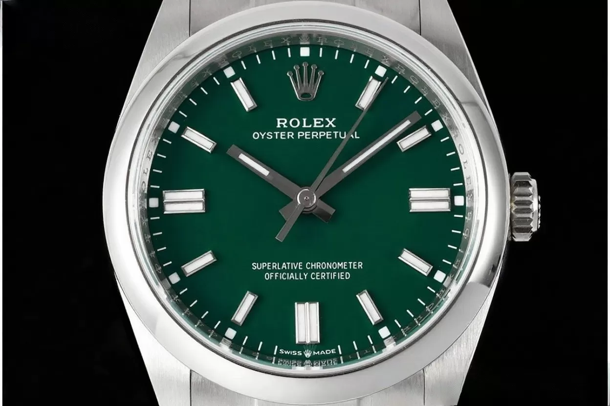 Oyster Perpetual 126000 36mm SS/SS Green/Stk VSF VS3230 Super Clone - Image 3