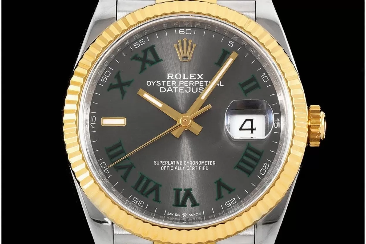 Alternative view of Datejust 126233 36mm Jub YG/SS Grey/Rmn VSF DD3235