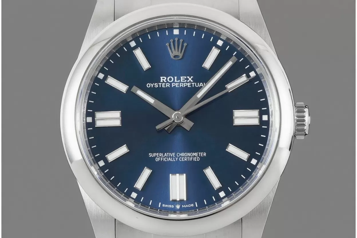Alternative view of Oyster Perpetual 124300 41mm SS/SS Blue Dial VSF VS3230