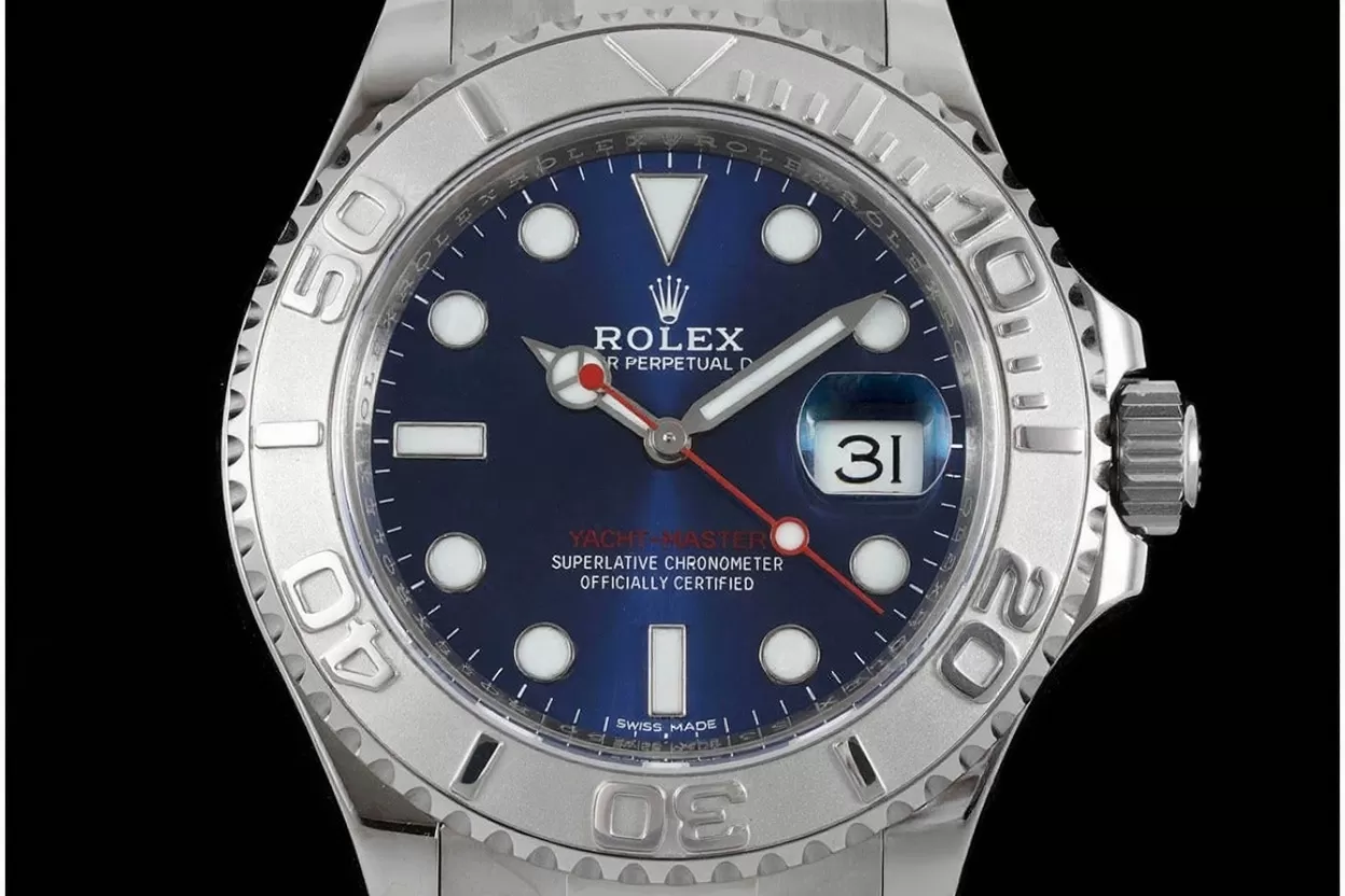 Alternative view of Yacht-Master 116622 40mm SS/SS Blue Dial VSF VS3135