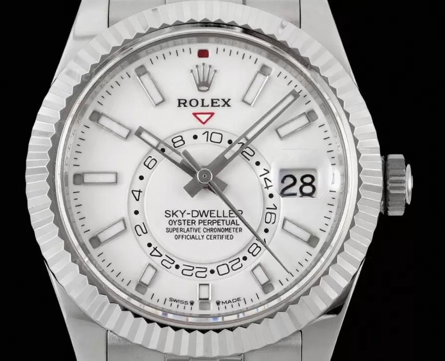 Alternative view of SkyDweller 326934 42mm SS/SS White Dial ZF A2824