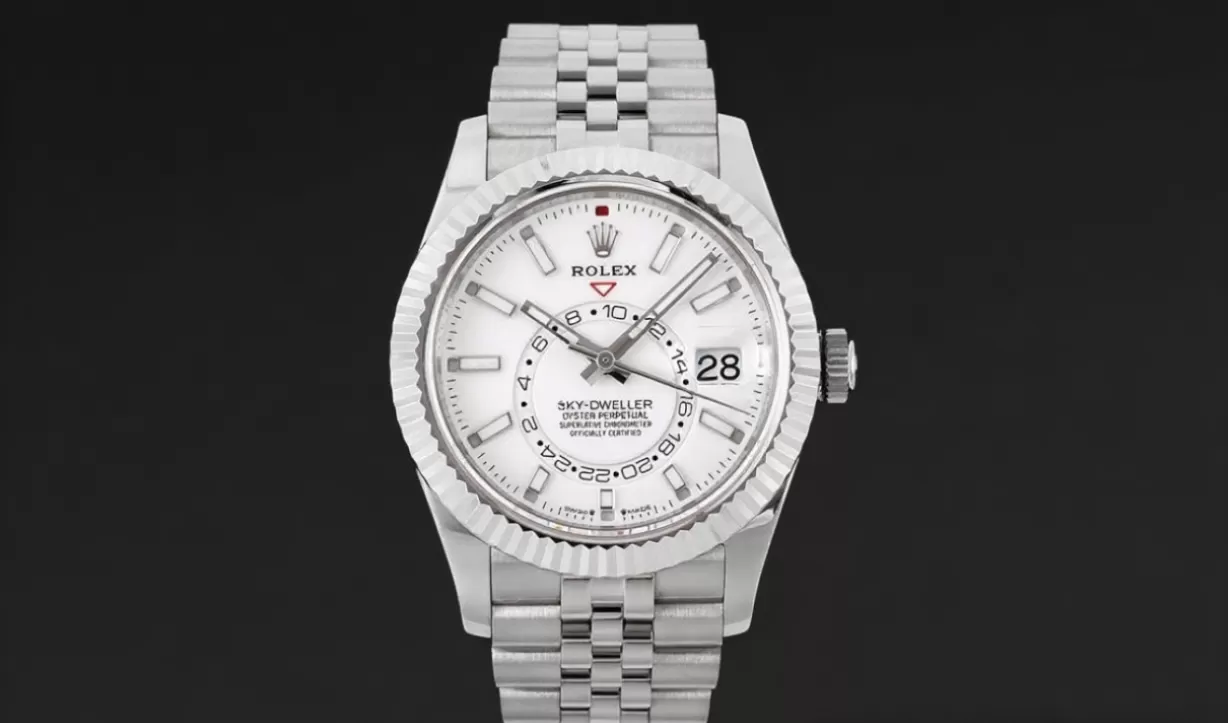 SkyDweller 326934 42mm SS/SS White Dial ZF A2824 - Image 4