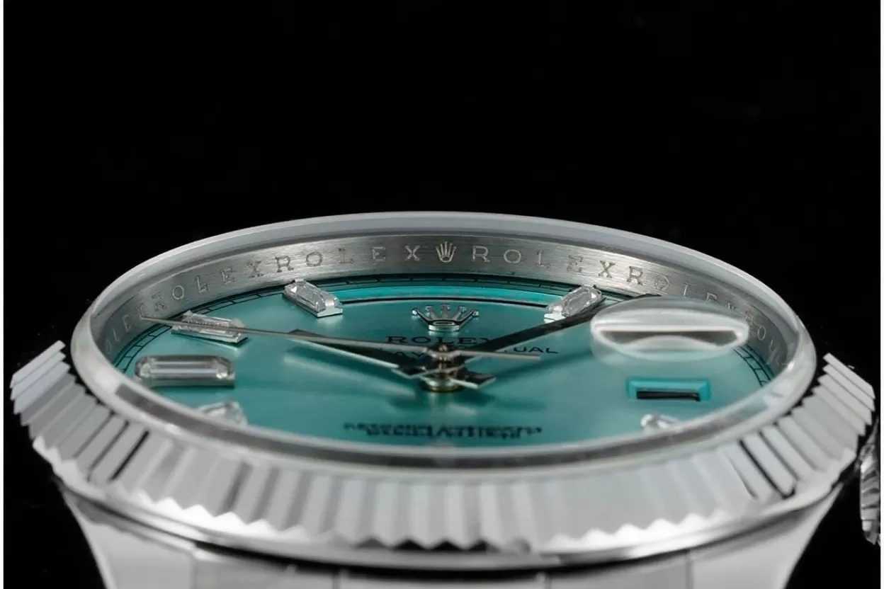 DayDate 228236 40mm SS/SS Ice Blue/Dia JDF V4 VR3255 (Gain Weight) - Image 6