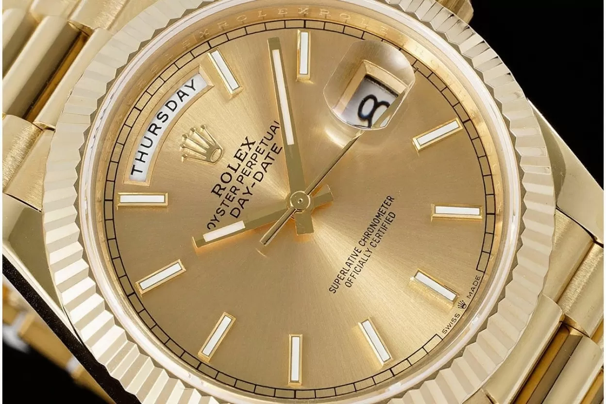 DayDate 228238 40mm YG/YG Gold/Stk JDF V4 VR3255 (Gain Weight) - Image 3