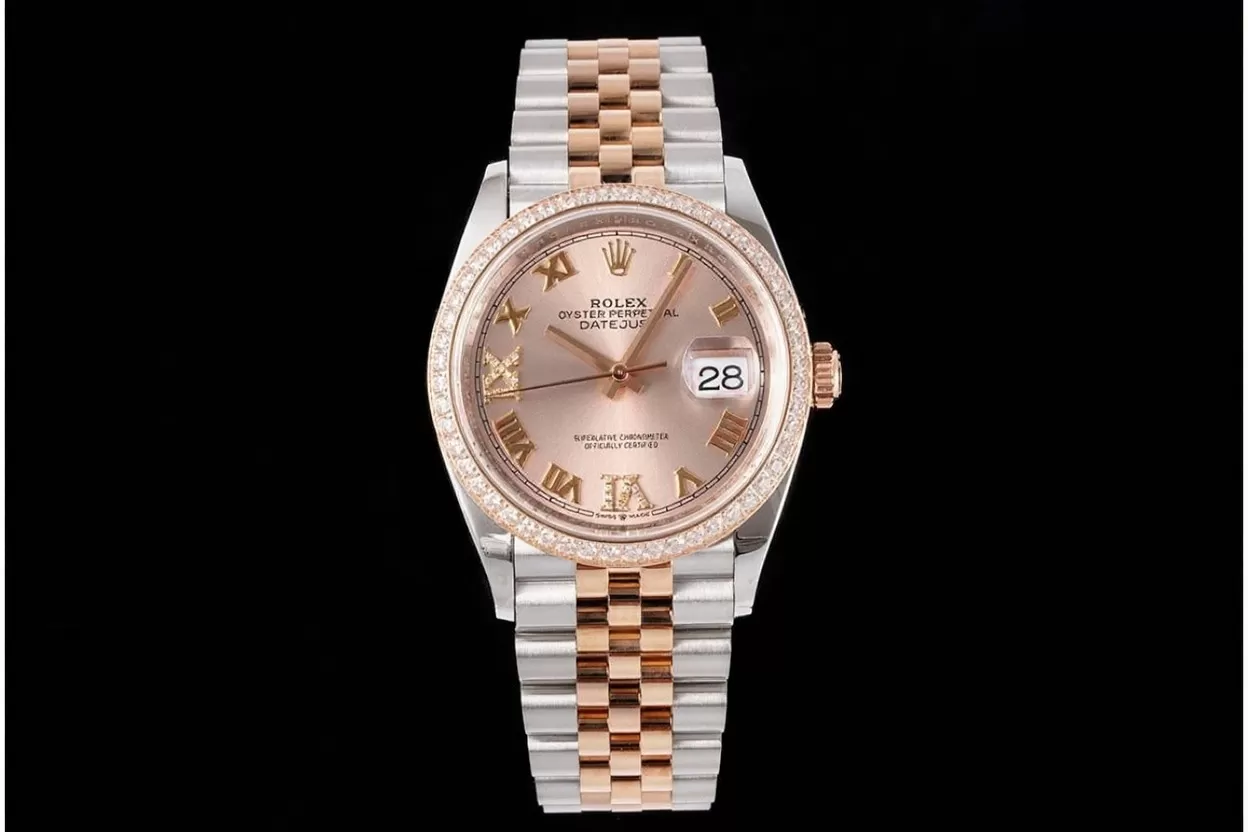 Datejust 126281 36mm Jub Dia RG/SS Rose Gold Dial VSF DD3235 - Image 3