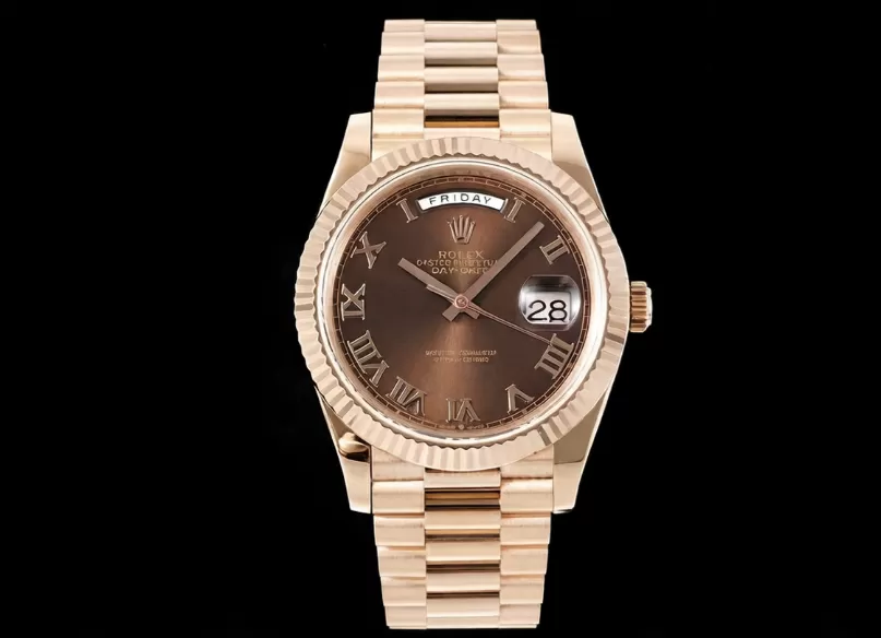 DayDate 228235 40mm RG/RG O Brown/Rmn JDF V4 VR3255 (Gain Weight) - Image 5