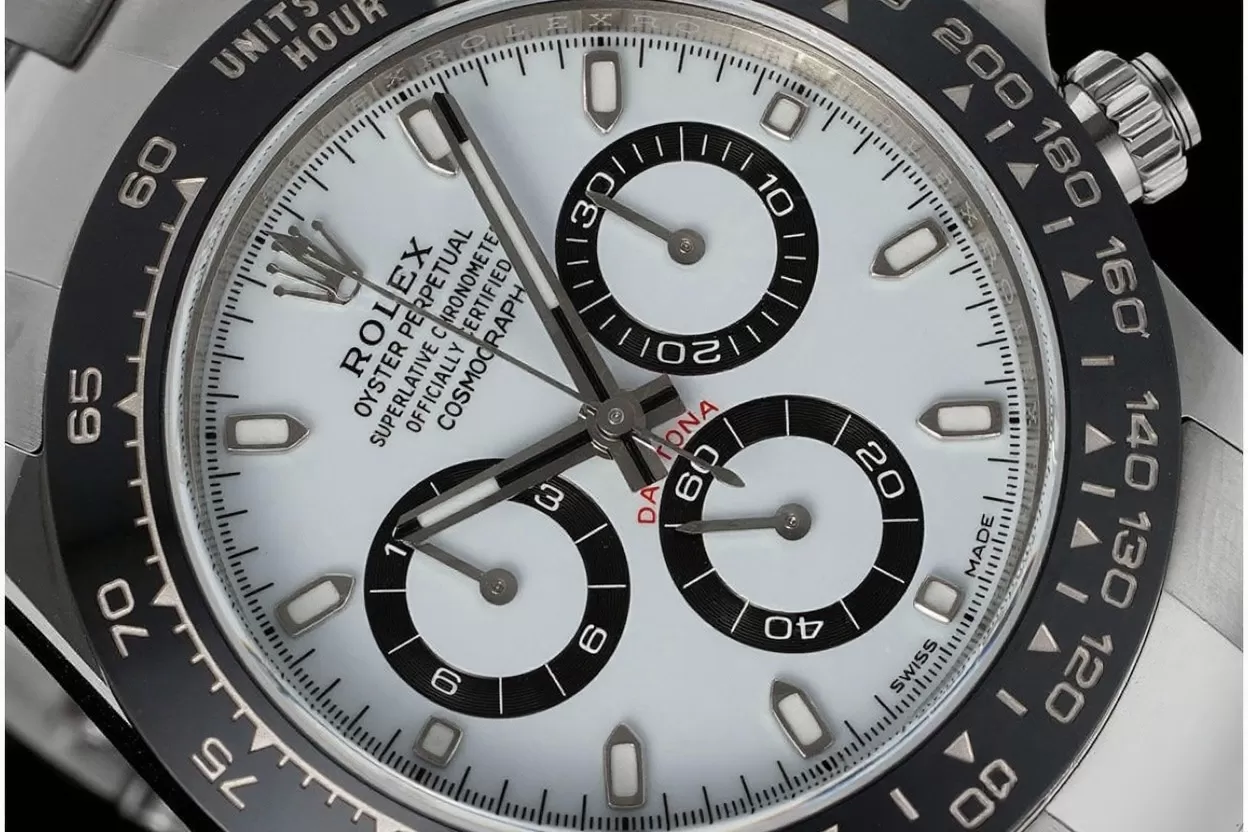 Alternative view of Daytona 116500 40mm SS/SS White Dial VSF DD4130