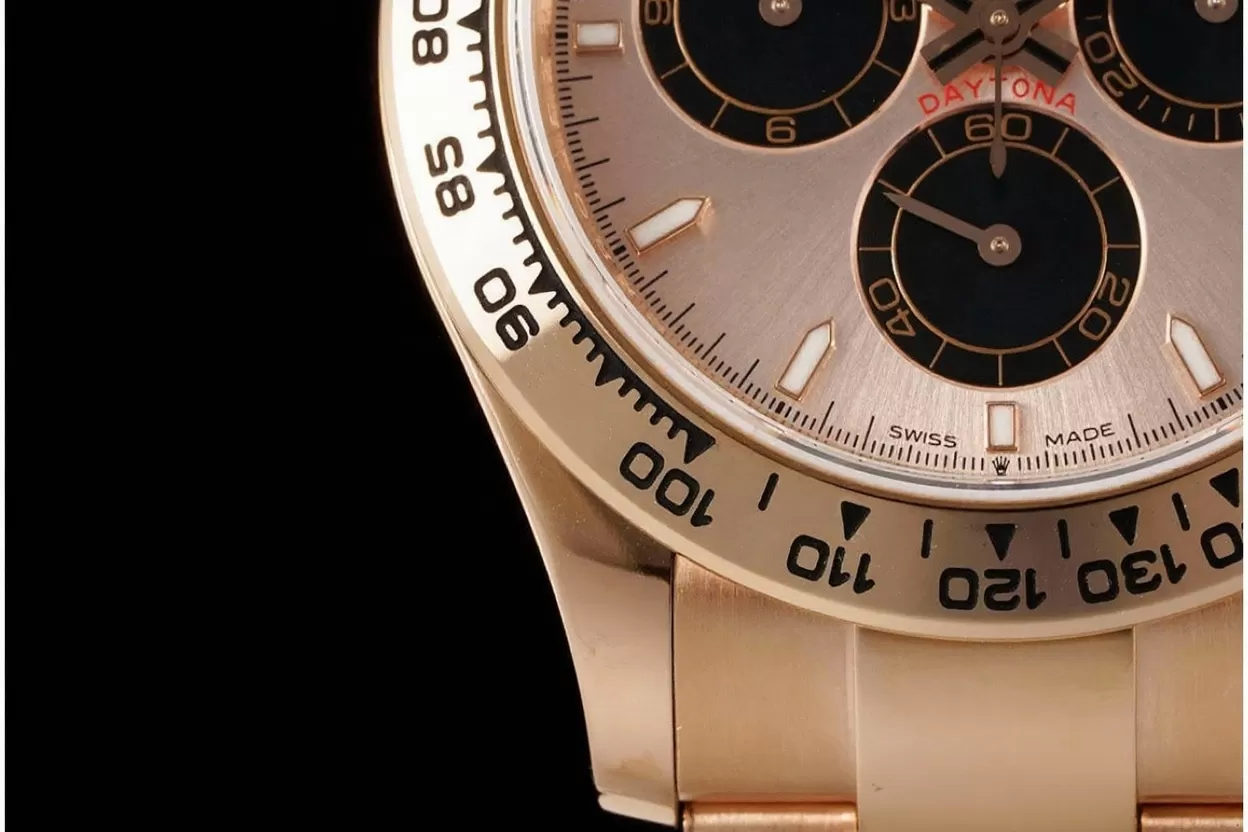 Alternative view of Daytona 126505 40mm RG/RG Champagne/Blk QF SH4131 (Gain Weight)
