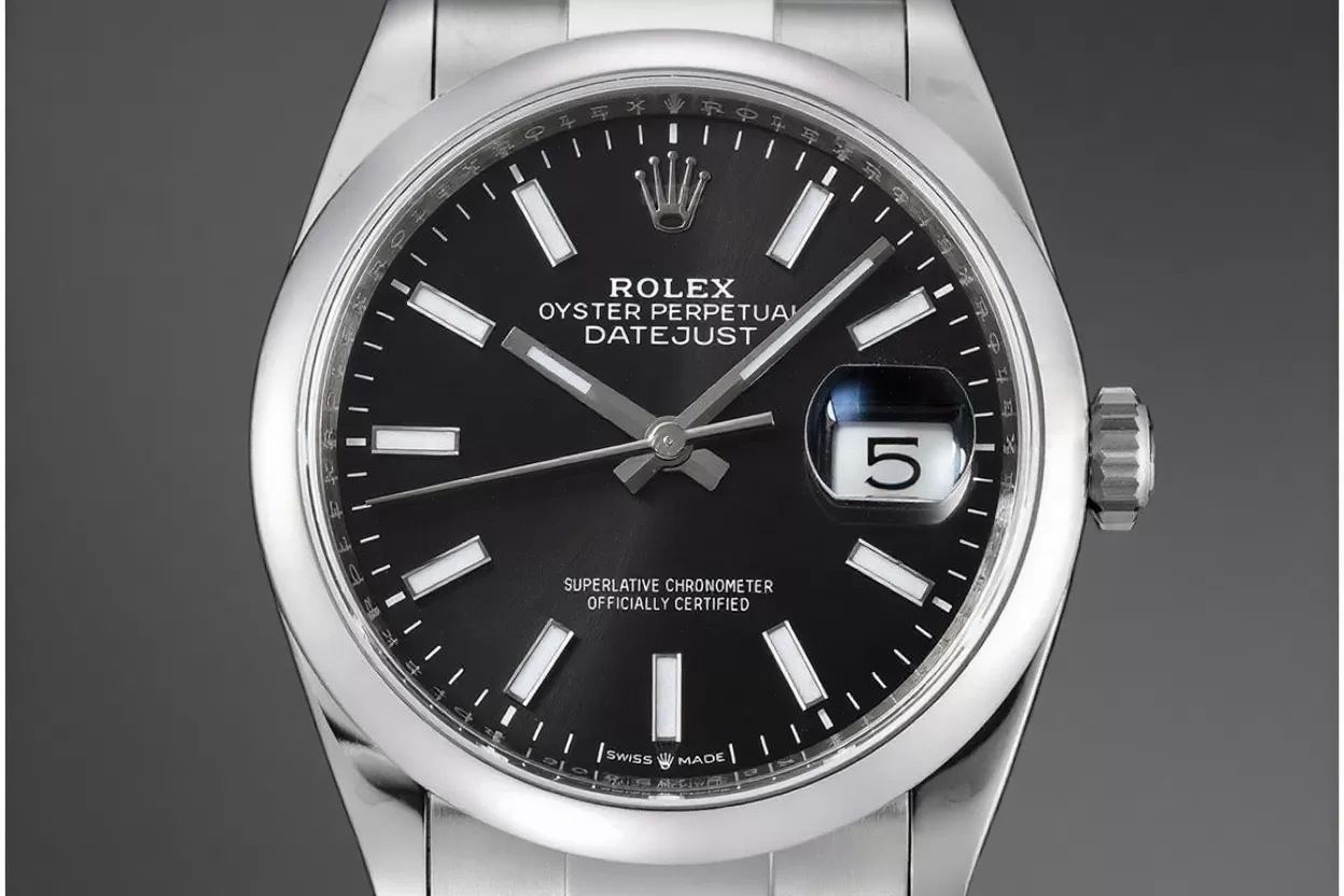 Alternative view of Datejust 126200 36mm Oys SS/SS Black Dial VSF DD3235