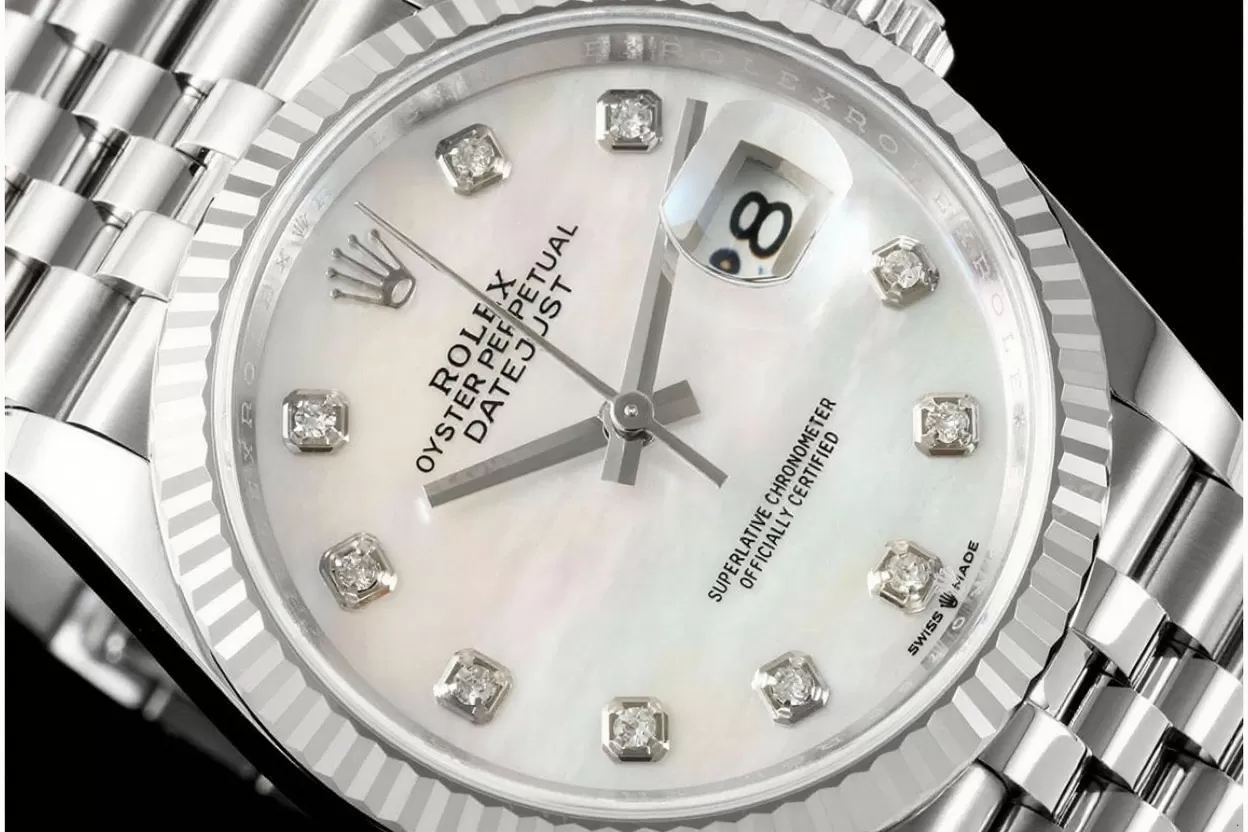 Datejust 126234 36mm Jub SS/SS Mop/Dia EWEF A3235 - Image 3