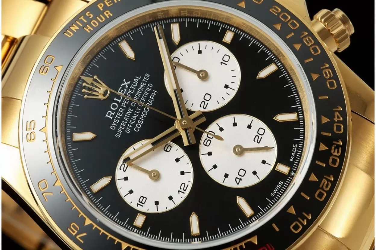 Alternative view of Daytona 126528 40mm Le Mans YG/YG Black Dial QF V9 SH4132 Max(Gain Weight) (24Hour Subdial)