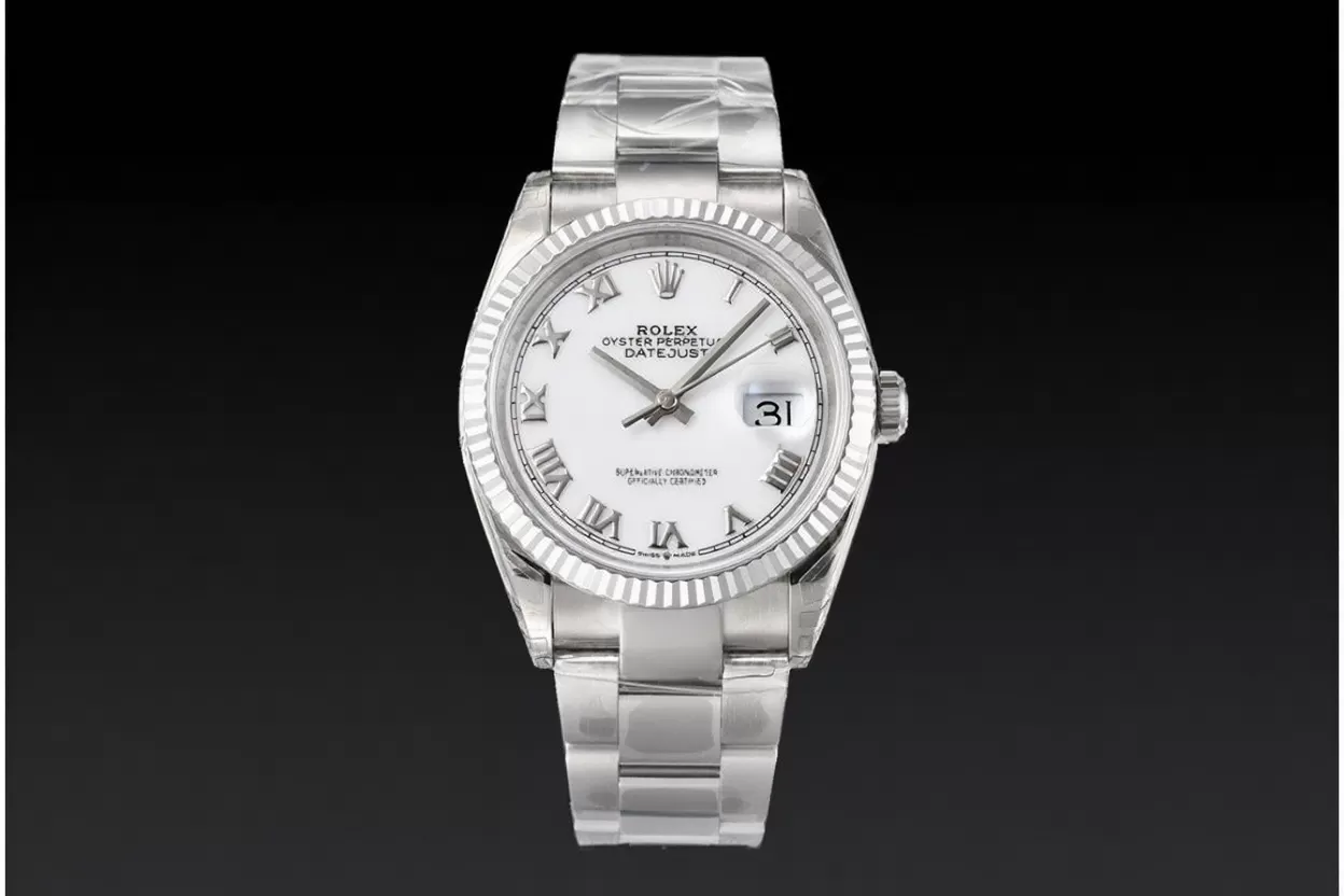 Alternative view of Datejust 126234 36mm Oys SS/SS White/Rmn VSF DD3235