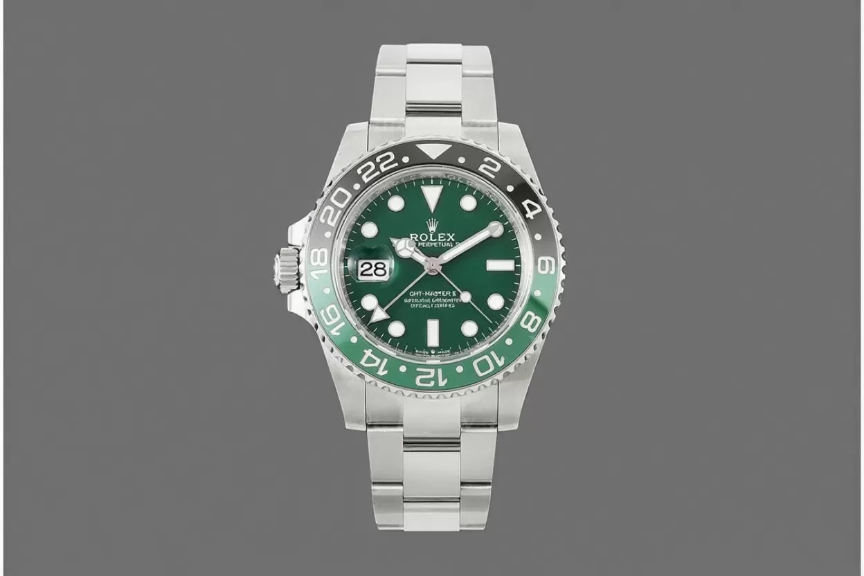 Alternative view of GMT Master II 126729 VTNR Oys 40mm SS/SS Green Dial VSF DD3285