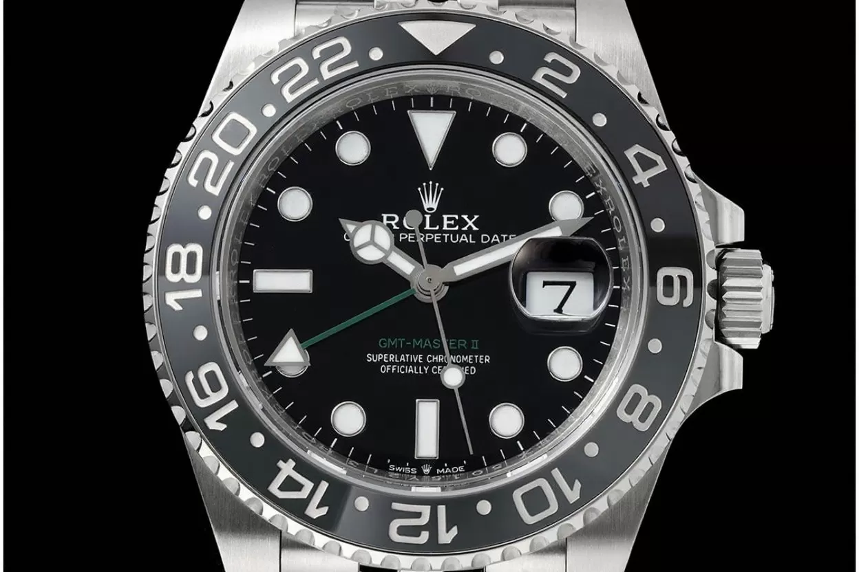 Alternative view of GMT Master II 126710 Bruce Wayne 40mm Jub SS/SS Black Dial VSF DD3285