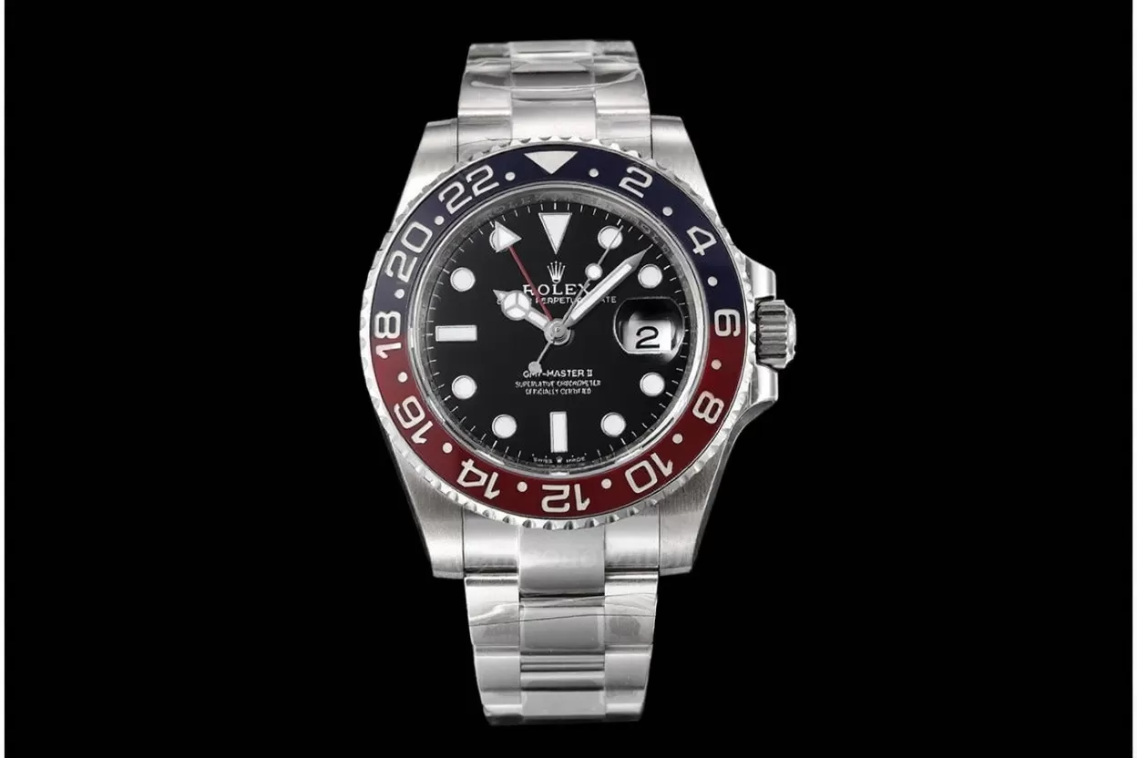 Alternative view of GMT Master II 126710 Pepsi Oys 40mm SS/SS Black VSF V3 DD3285 Super Clone