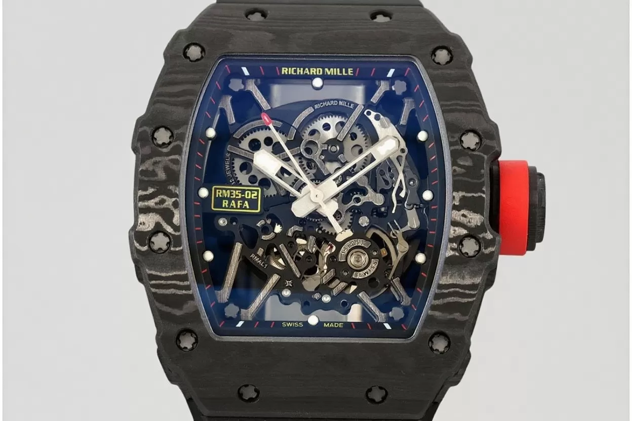 Alternative view of RM035-02 Black NTPT/RU Skeleton Dial ZF V6 RMAL1