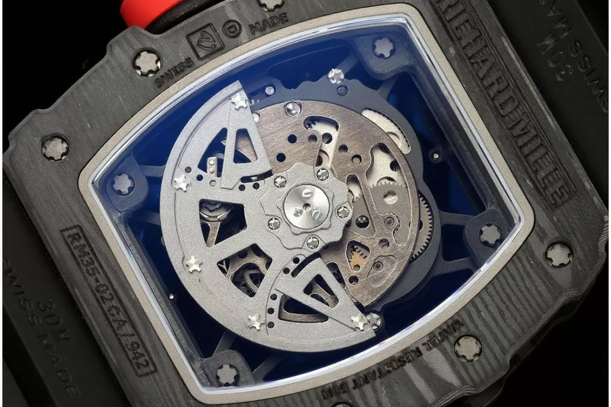 RM035-02 Black NTPT/RU Skeleton Dial ZF V6 RMAL1 - Image 7