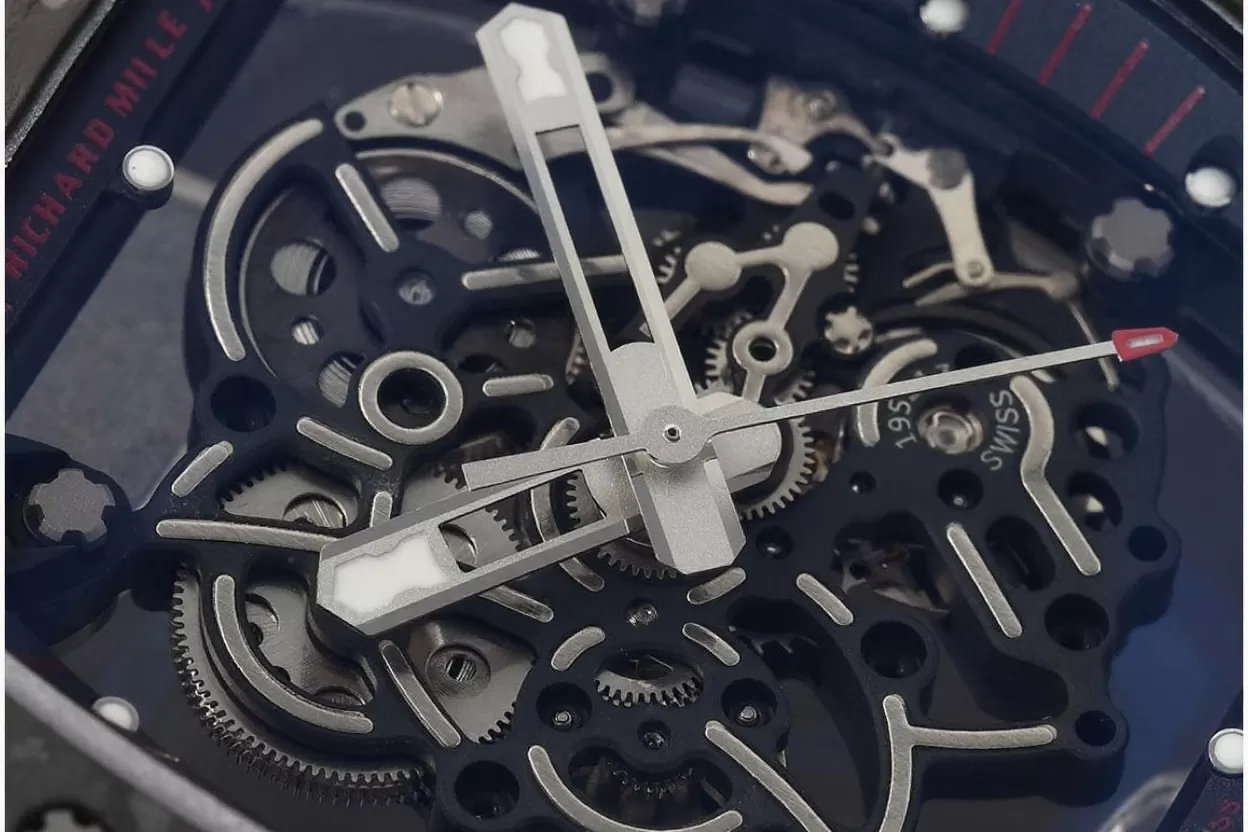 RM055 Black NTPT/RU Skeleton Dial APS RMUL2 Super Clone - Image 6
