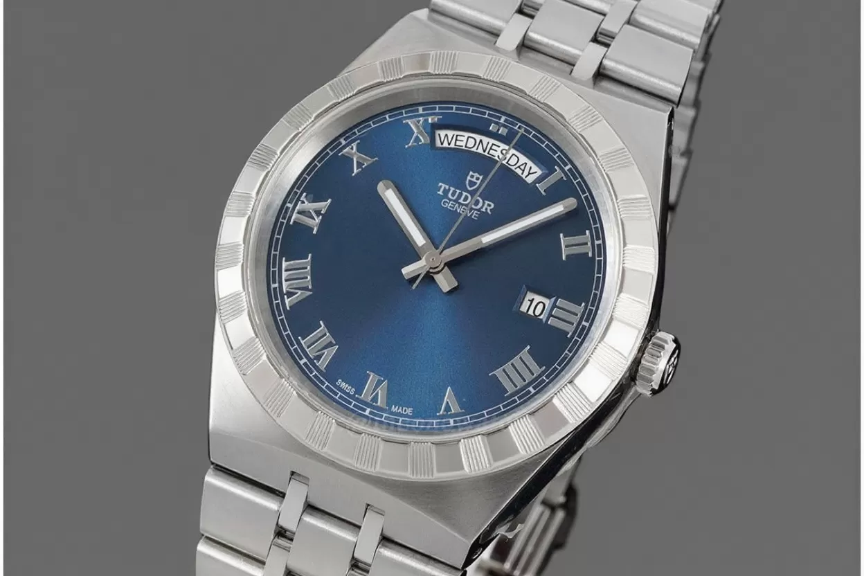 Royal Day Date 41mm SS/SS Blue/Rmn V7F A2824