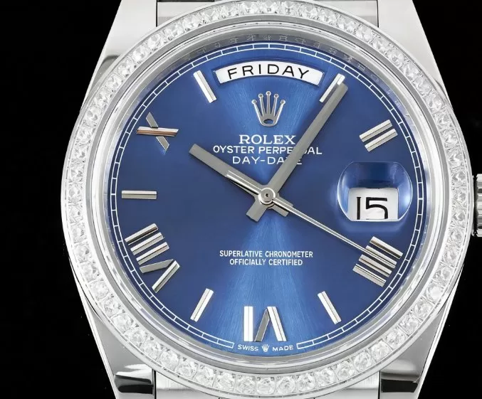 DayDate 228349 40mm Pres SS/SS Blue/Rmn GSF A3255 (Tungsten Heavy Version) - Image 2