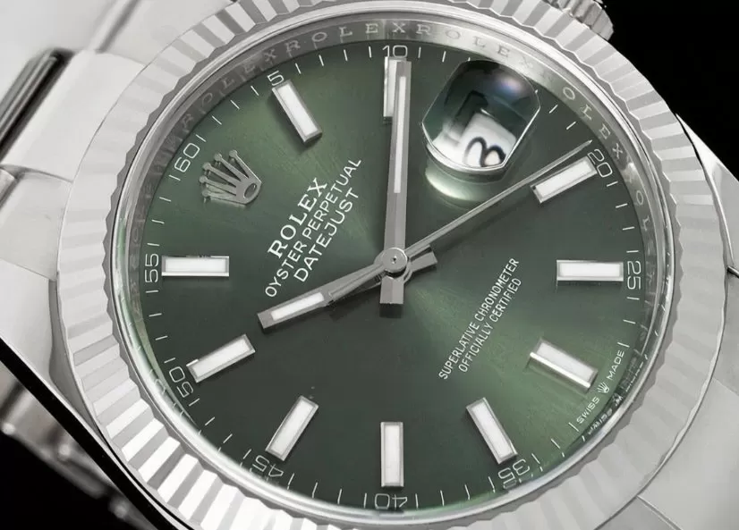 Datejust 126334 41mm Oys SS/SS Green/Stk VF DD3235 - Image 3