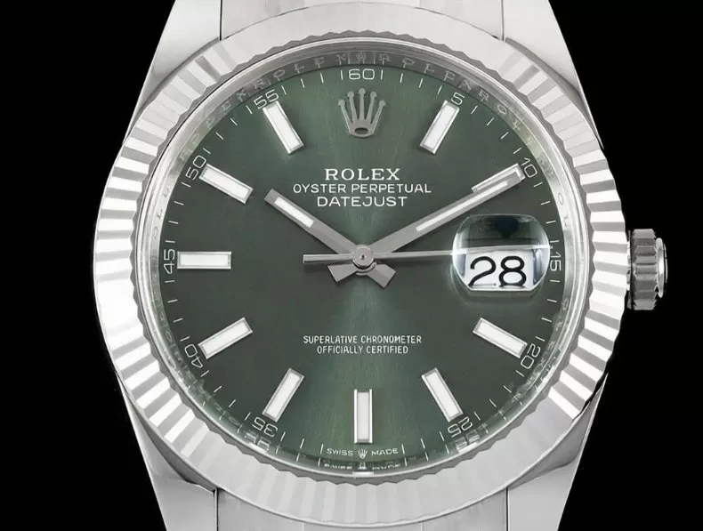 Alternative view of Datejust 126334 41mm Oys SS/SS Green/Stk VF DD3235