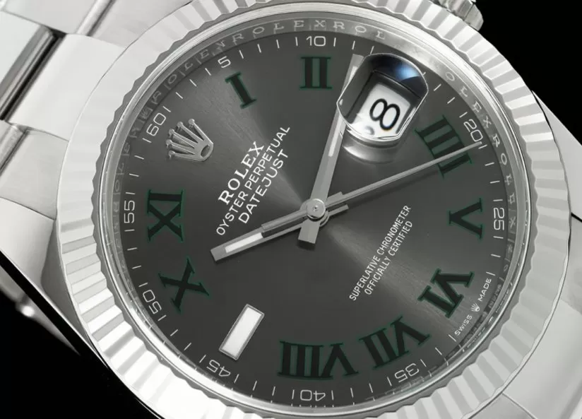 Datejust 126334 41mm Wimbledon Oys SS/SS Grey/Rmn VF DD3235 - Image 3