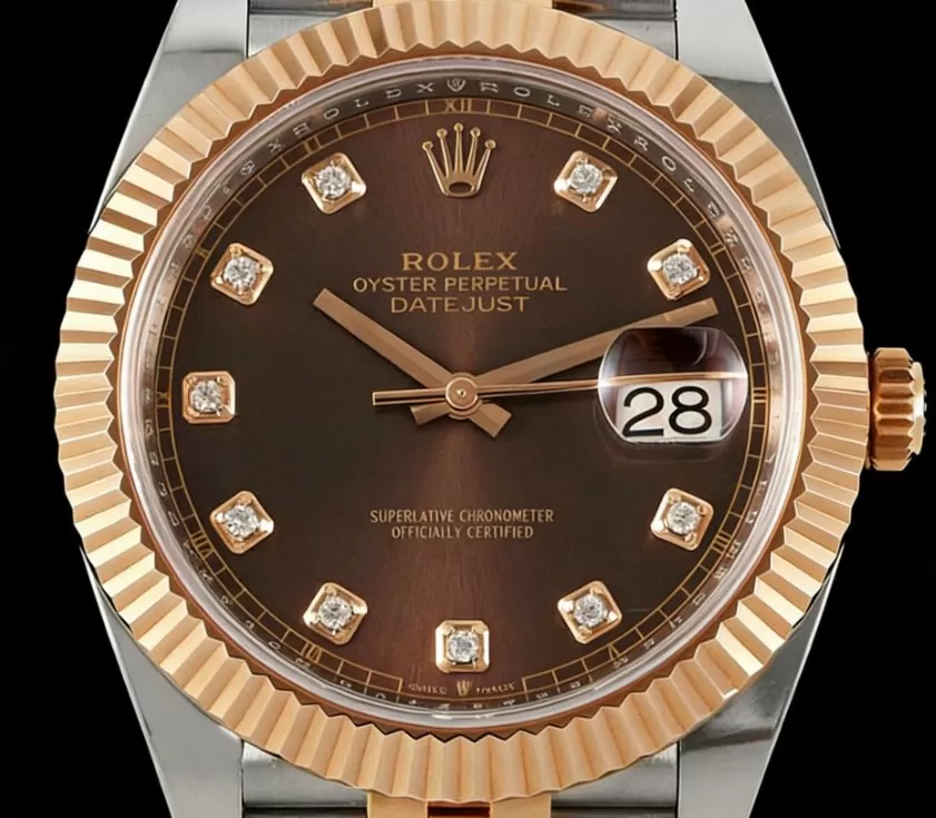 Alternative view of Datejust 126331 41mm Jub RG/SS Brown/Dia ARF VR3235 (Tungsten Heavy Version)