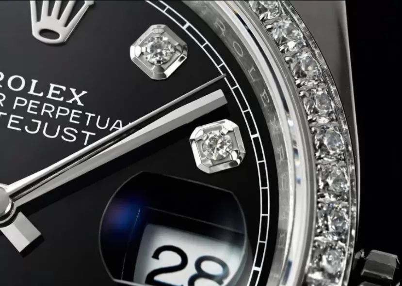 Datejust 126284 36mm Oys Dia SS/SS Black/Dia VSF DD3235 - Image 4