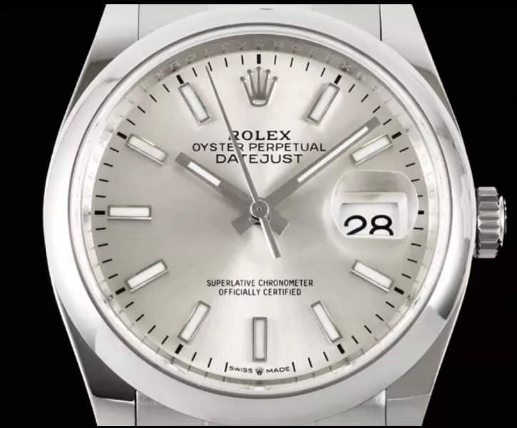 Alternative view of Datejust 126200 36mm Oys SS/SS Silver/Stk VSF DD3235
