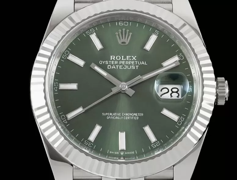 Alternative view of Datejust 126334 41mm Jub SS/SS Green/Skt VF DD3235