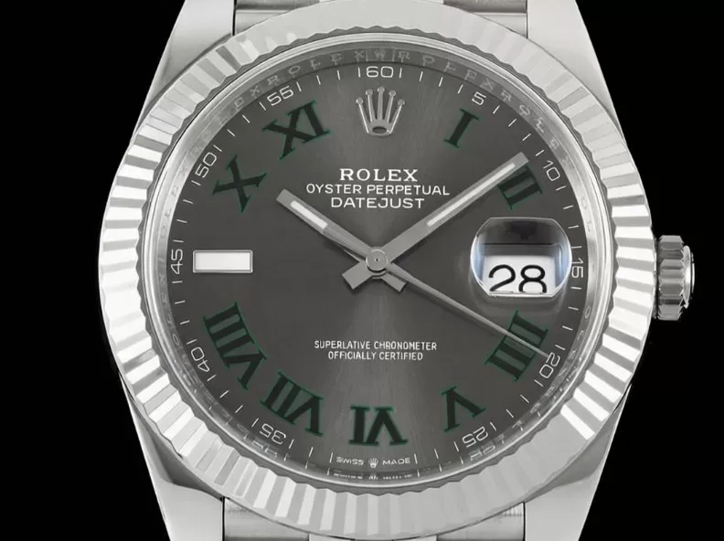 Alternative view of Datejust 126334 41mm Oys SS/SS Grey/Stk VF DD3235
