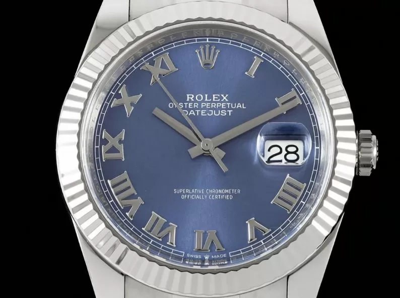 Alternative view of Datejust 126334 41mm Oys SS/SS Blue/Rmn VF DD3235