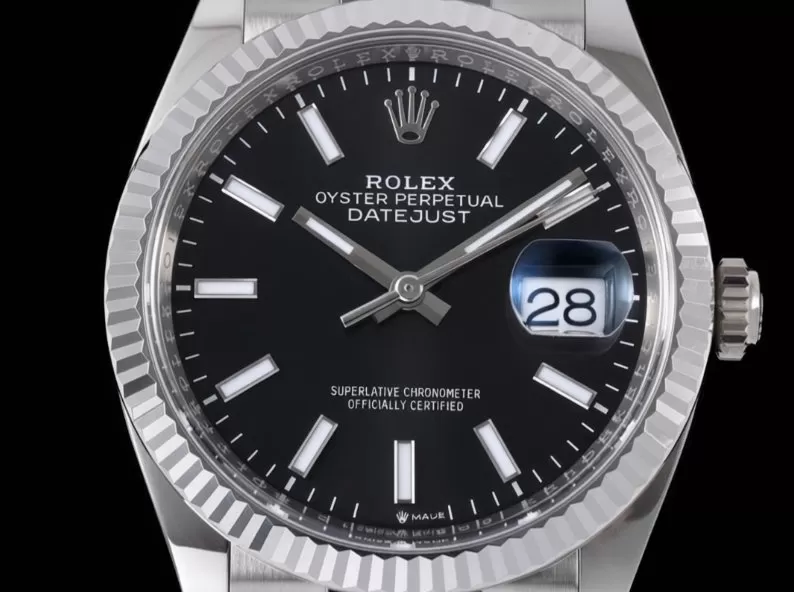 Alternative view of Datejust 126234 36mm Jub SS/SS Black/Stk VF DD3235