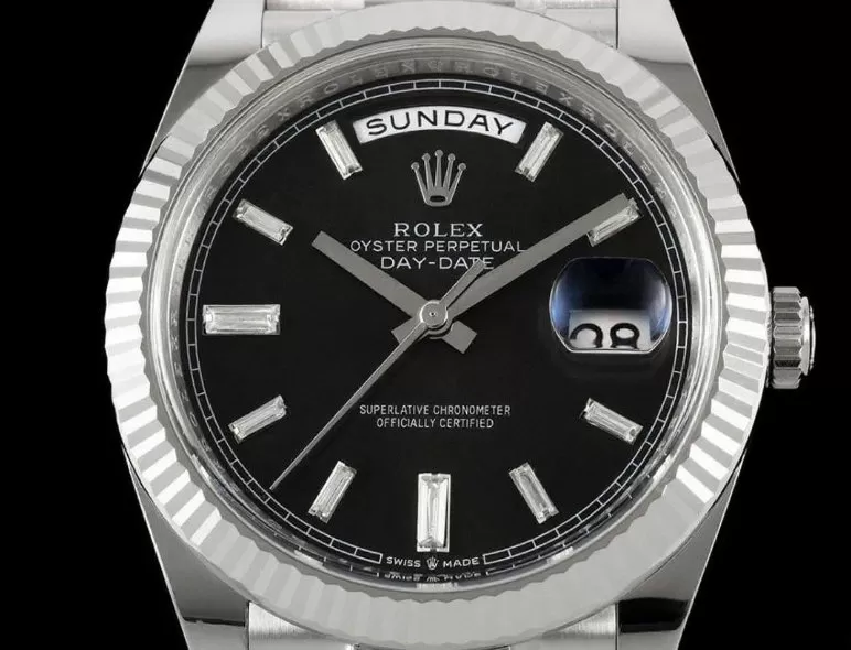 Alternative view of DayDate 228239 40mm SS/SS Black/Dia THBF V3 SH3255(Tungsten Heavy Version)